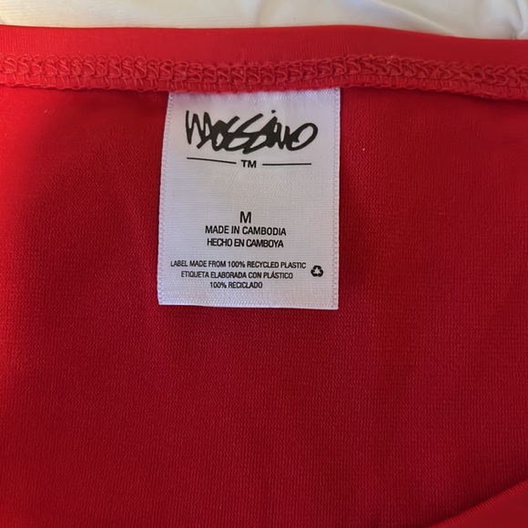 RED BIKINI BOTTOMS - Picture 3 of 5